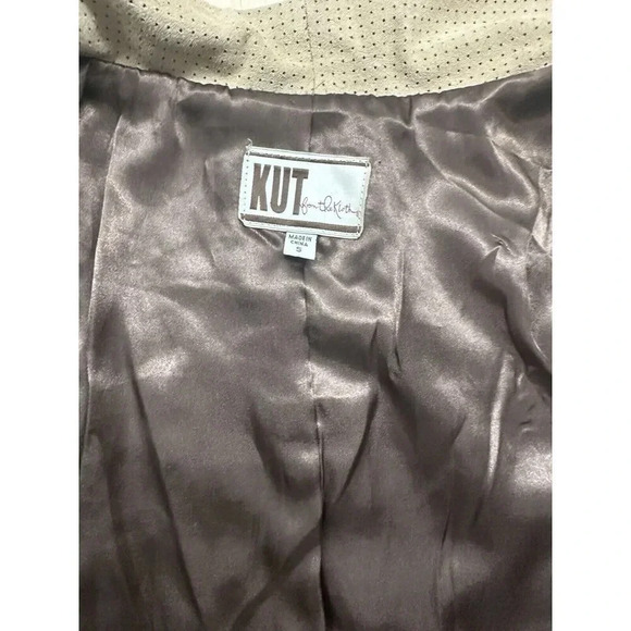 KUT From The Kloth Women's Faux Suede Vest Small Wrap Style Brown Sleeveless - Picture 2 of 7